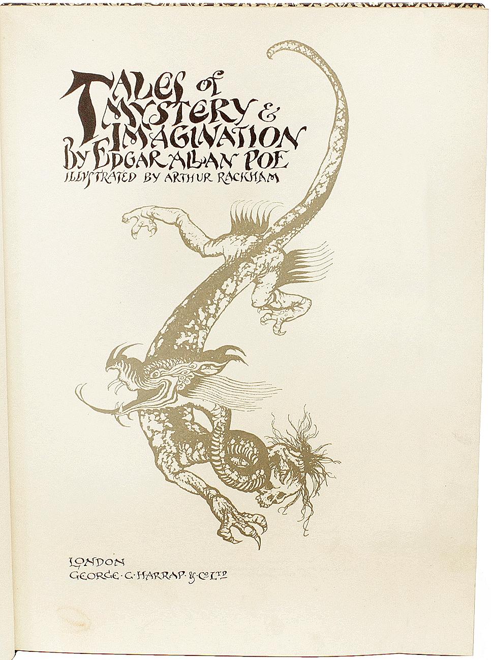 POE. Geschichten von Mystery und Imagination. ERSTE RACKHAM HANDELSAUSGABE - 1935 (Britisch) im Angebot