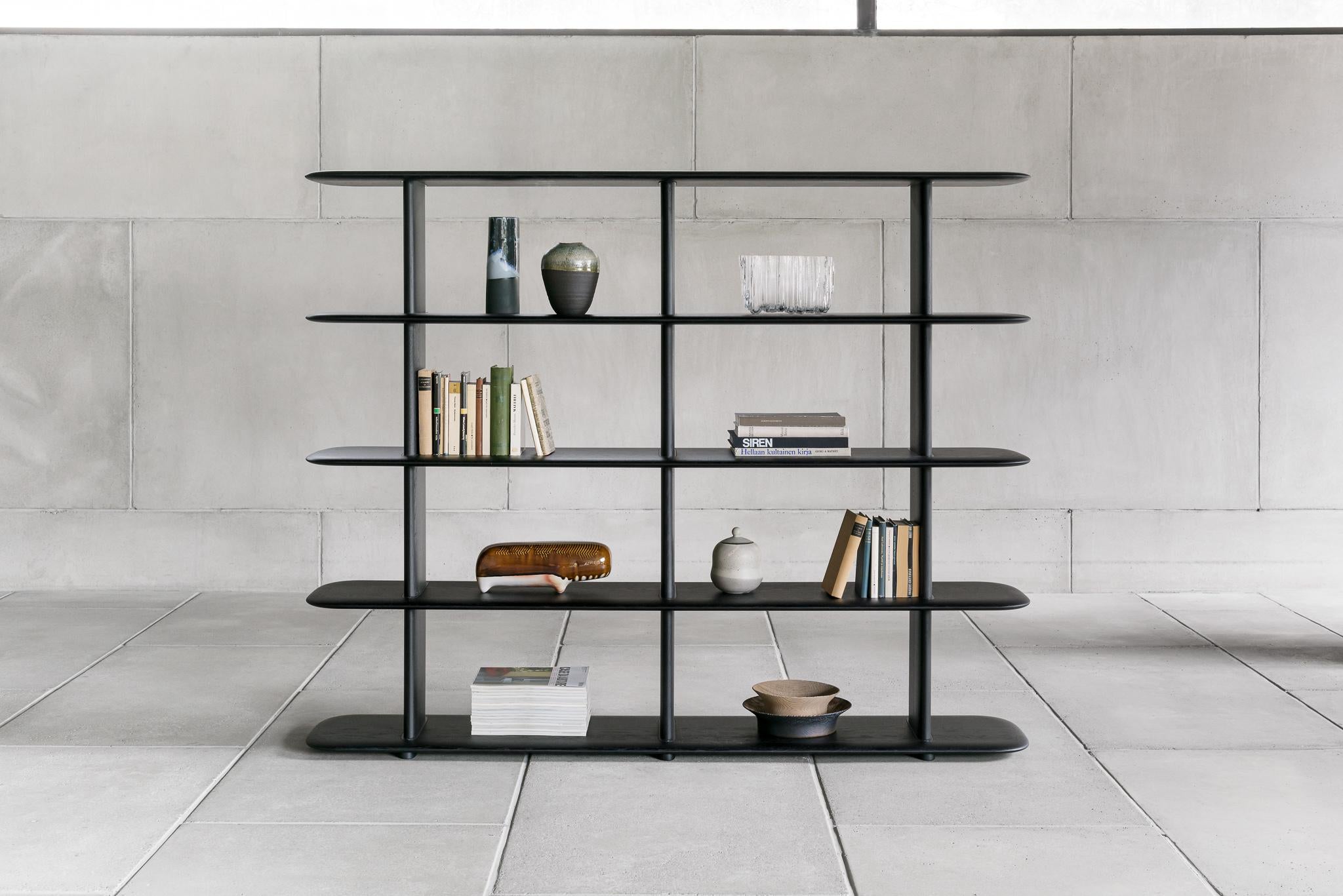 Finnish Poeme Shelf 109 in Black by Poiat For Sale
