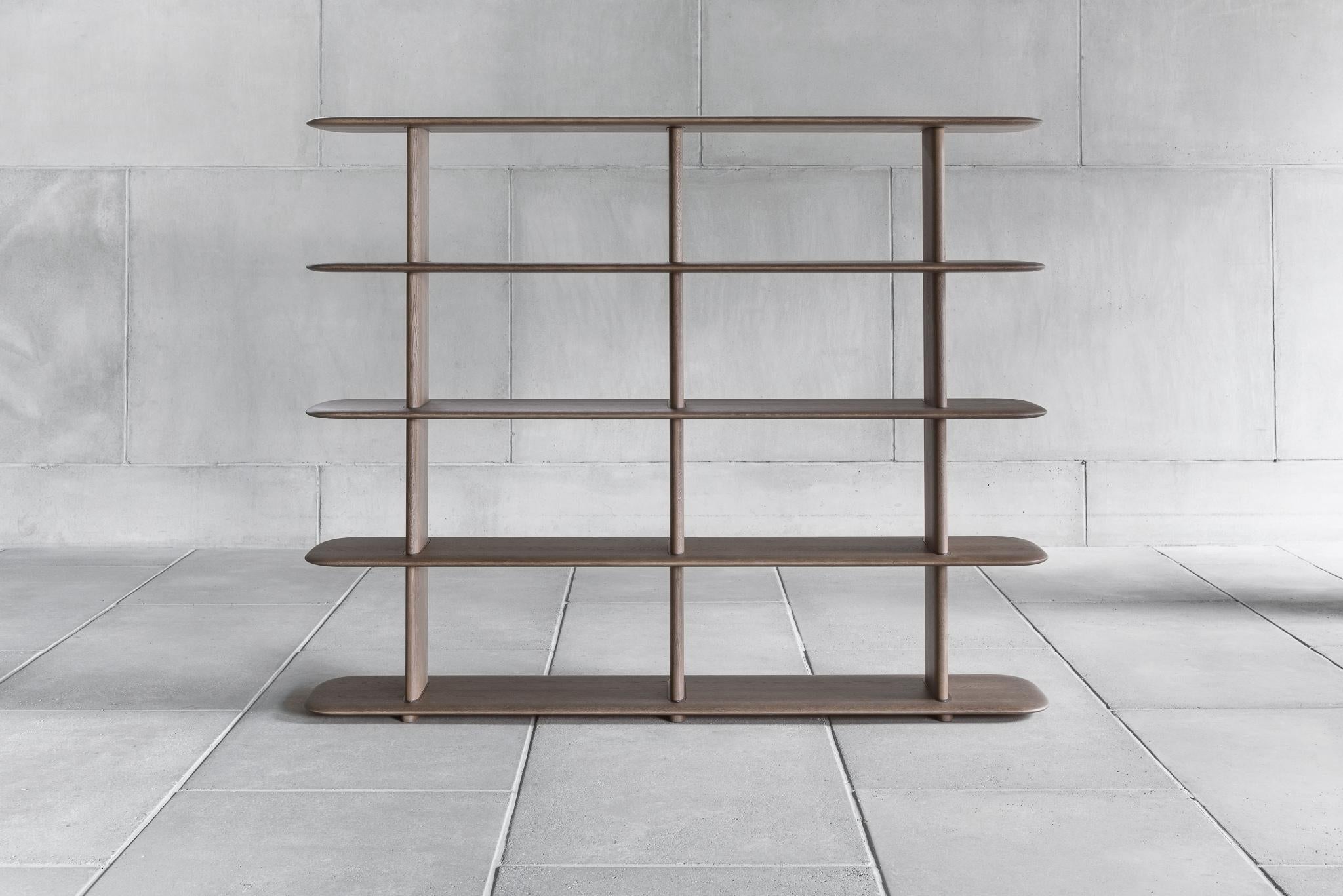 Graceful and poetic, yet robust, is its designers' description what the Poeme Shelf is all about. Designed by the Poiat Studio's co-founders, Timo Mikkonen and Antti Rouhunkoski, the shelf derives its influences from many different aspects and