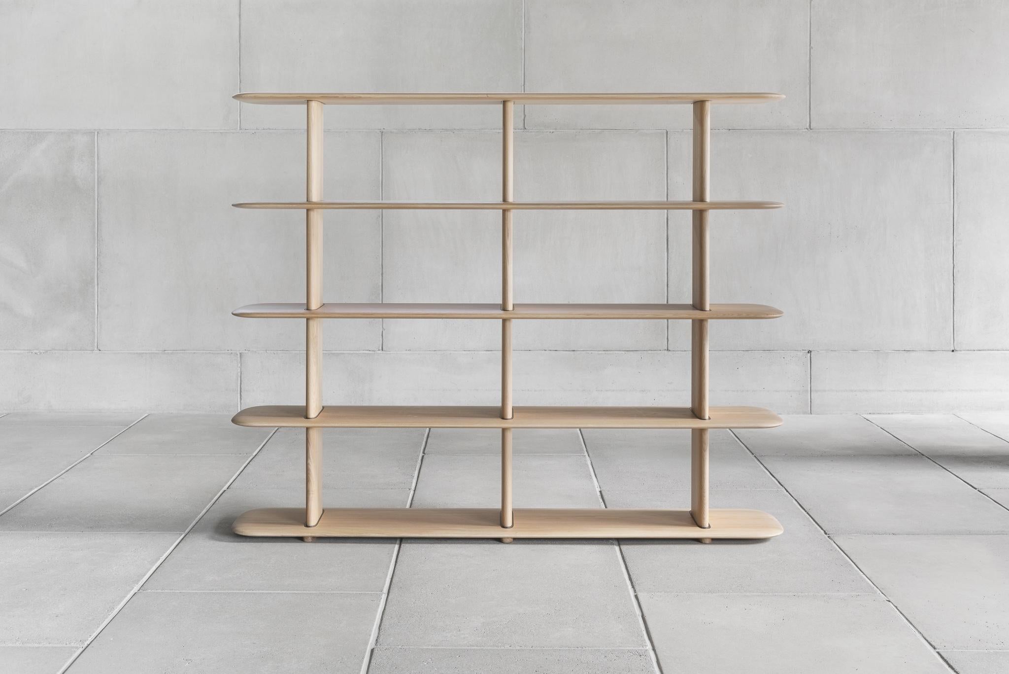 Contemporary Poeme Shelf 144 in Dark Oak by Poiat For Sale