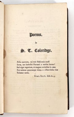 Poems by Samuel Taylor Coleridge, Charles Lamb, and Charles Lloyd – 1797