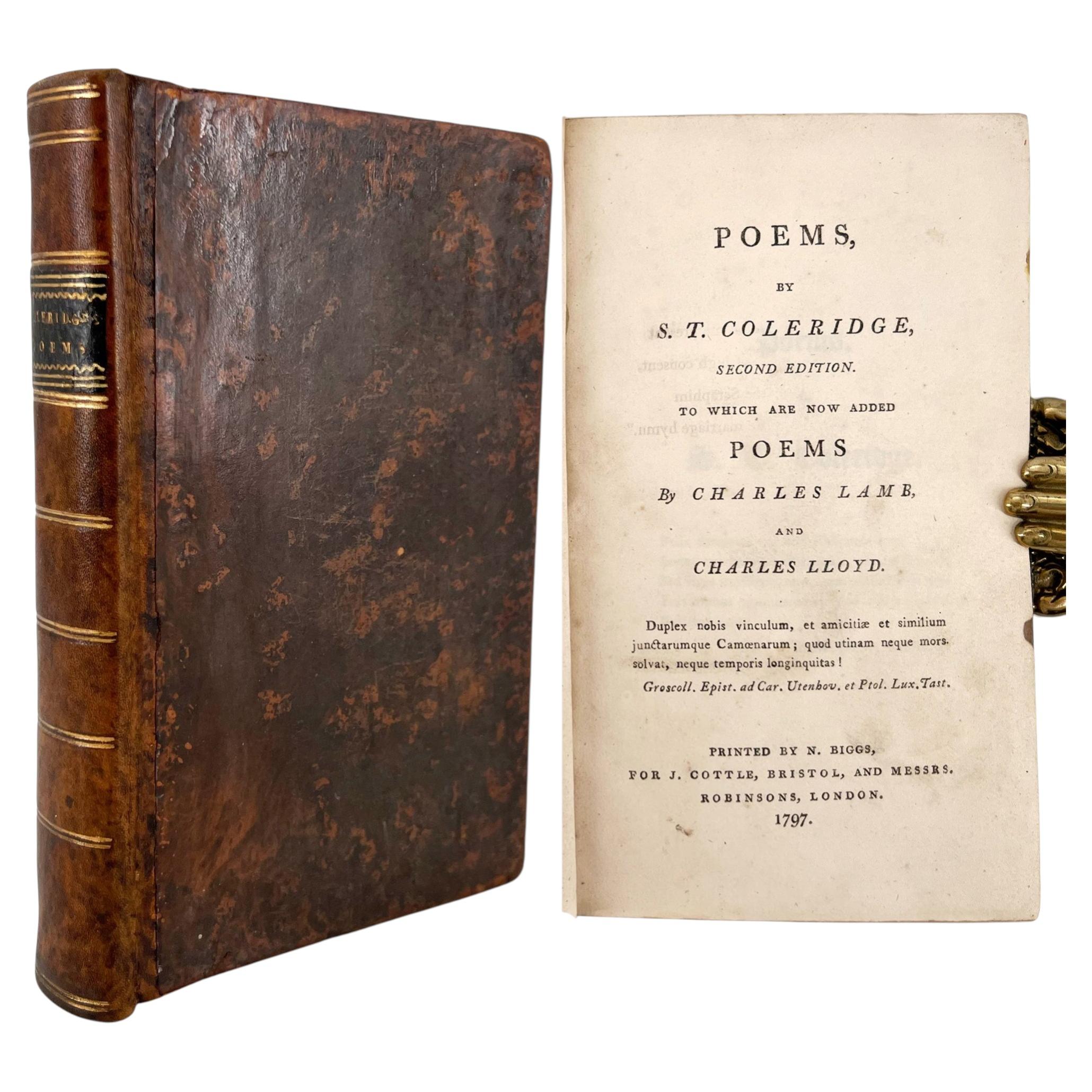 Poemas de Samuel Taylor Coleridge, Charles Lamb y Charles Lloyd - 1797 en venta