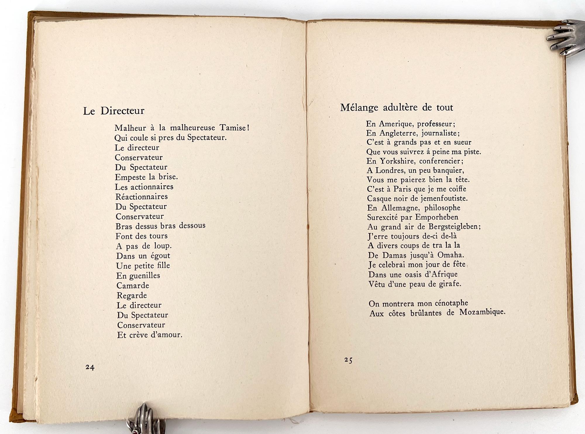Poèmes de T. S. Eliot - Première édition américaine, 1920 en vente 1