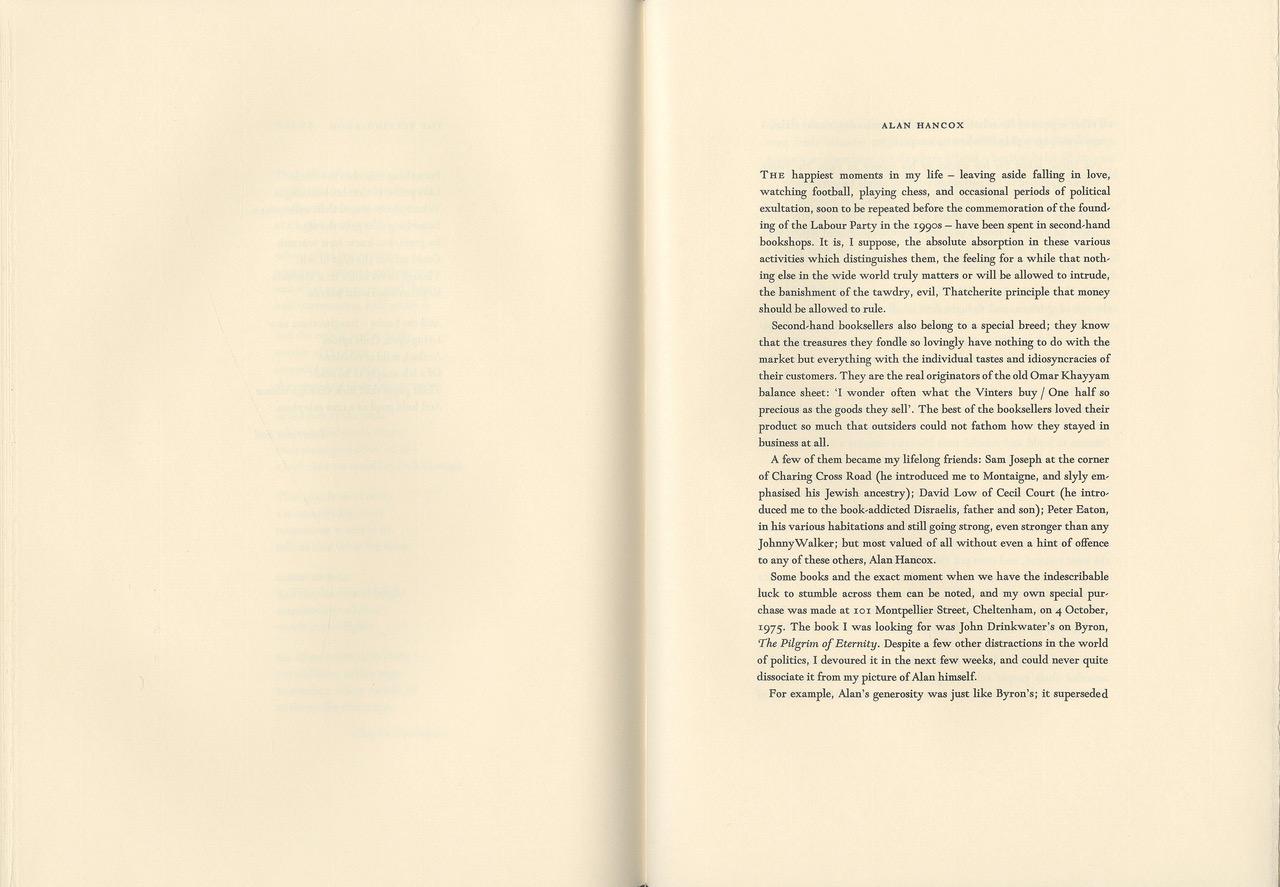 Papier Poèmes d'Alan Hancox pour Whittington Press, édition limitée en vente