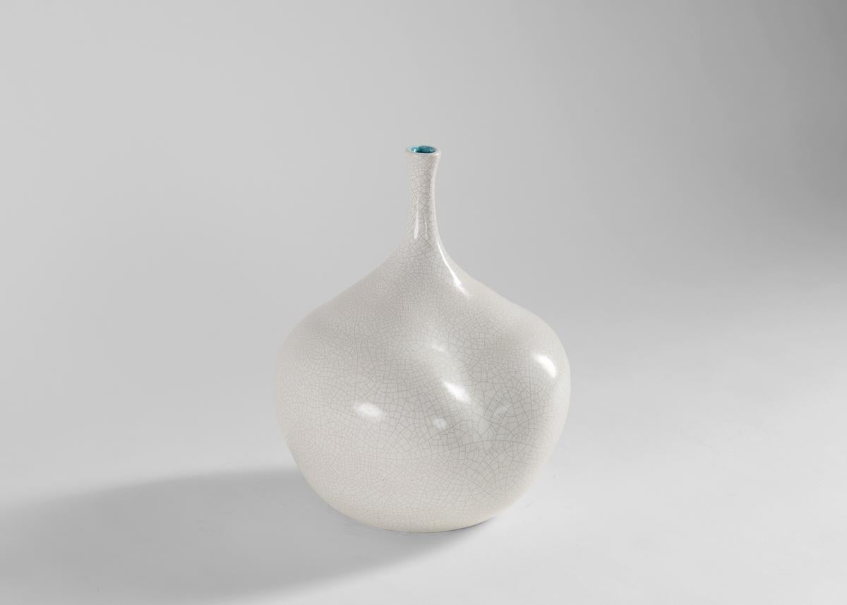 Poemu & Christophe De Mons, Pomme d'Amour Jarrón redondo con tallo estrecho, Francia Francés en venta