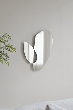 'Poet’s Mirror' - by Soo Joo, Asymmetric Organic Vanity Mirror