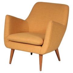 Vintage “Poet” Chair by Finn Juhl for Niels Vodder in Denmark, 1950