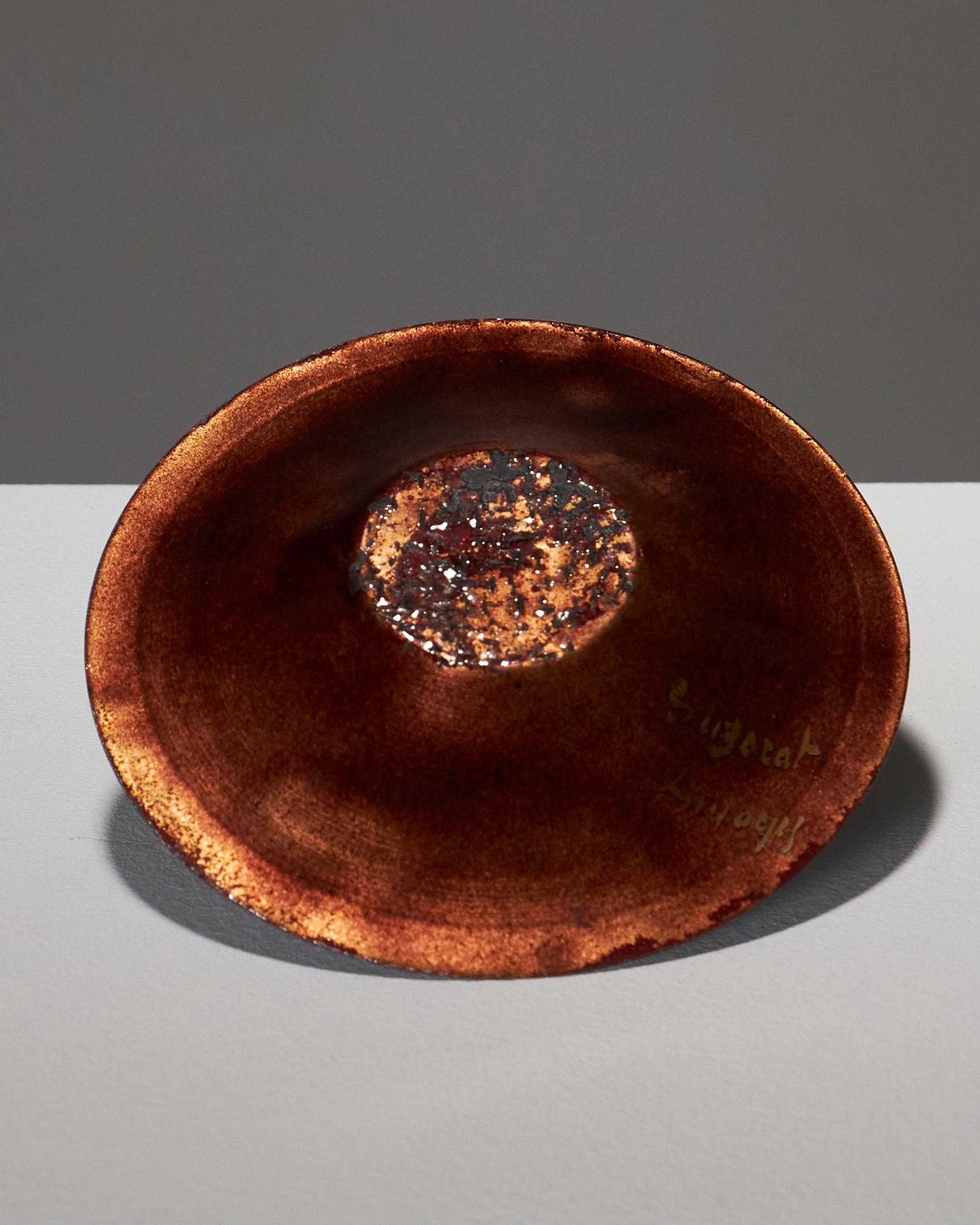 Ceramic Poetic Limoges ceramic bowl, 20th century For Sale