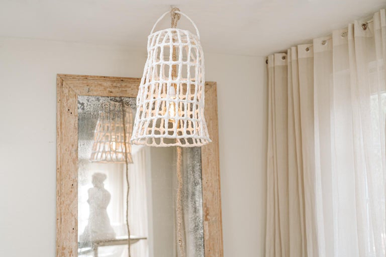 Poetic Papier Mâché Lamp/Chandelier For Sale at 1stDibs paper mache