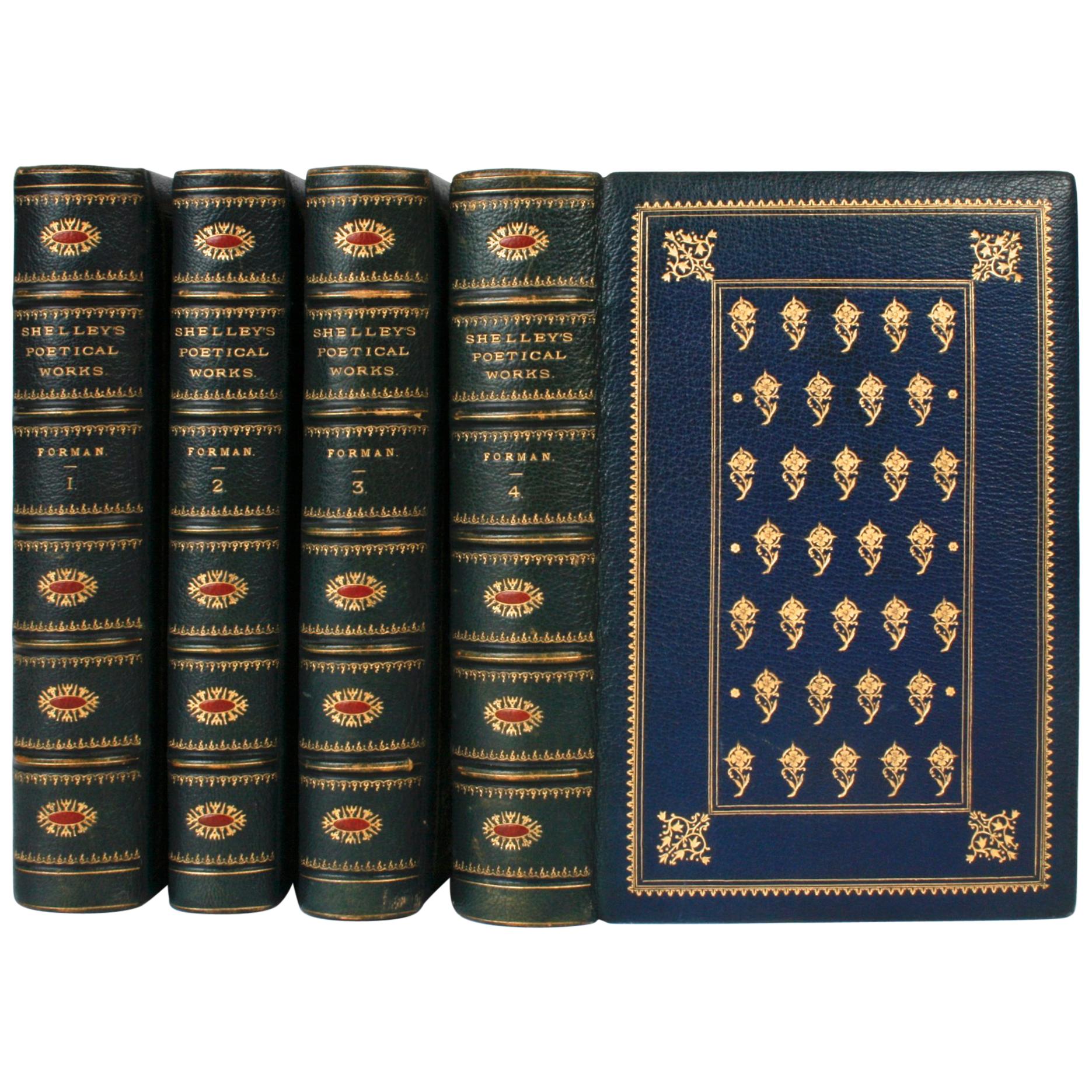 Poetical Works of Percy Bysshe Shelley with Harrison & Son Binding