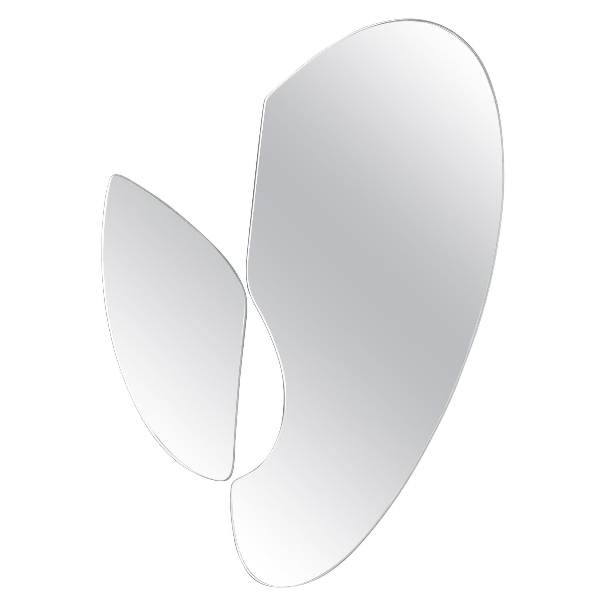 'Poet’s Mirror' - by Soo Joo, Asymmetric Organic Vanity Mirror For Sale