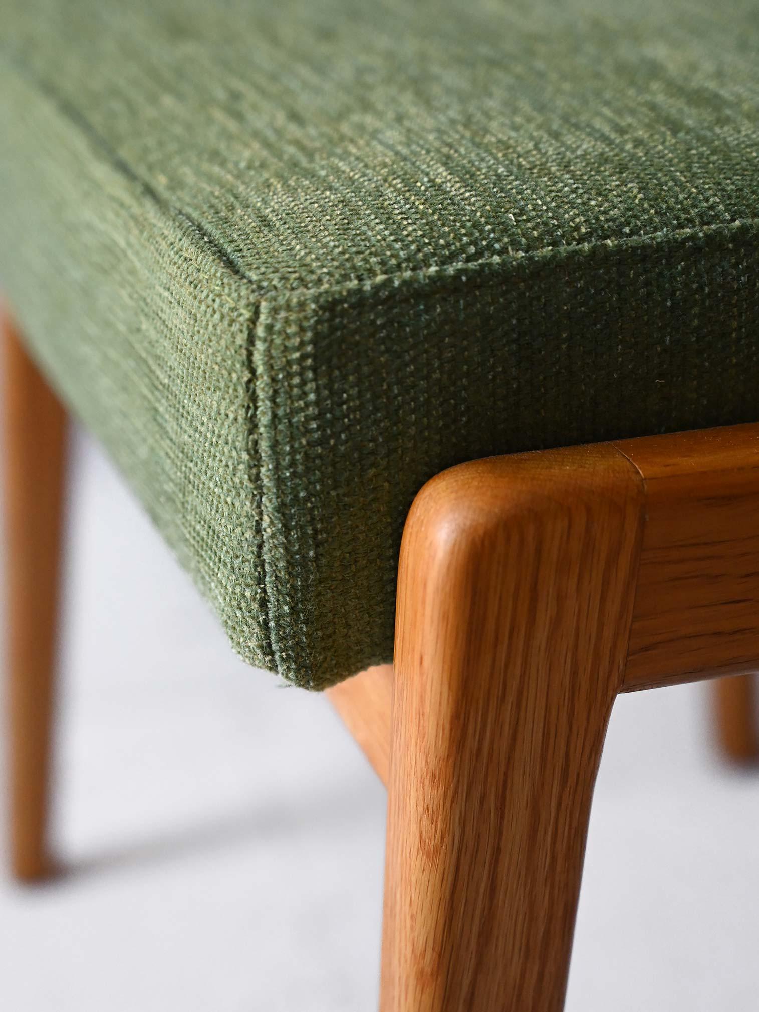 Reposapiés verde vintage Mid-20th Century en venta
