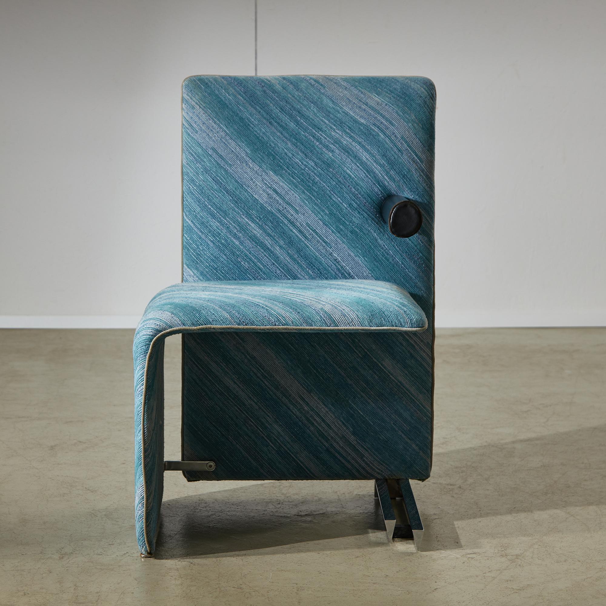 Italian Point Chair by Maurizio Salvato for Saporiti, 1985 For Sale