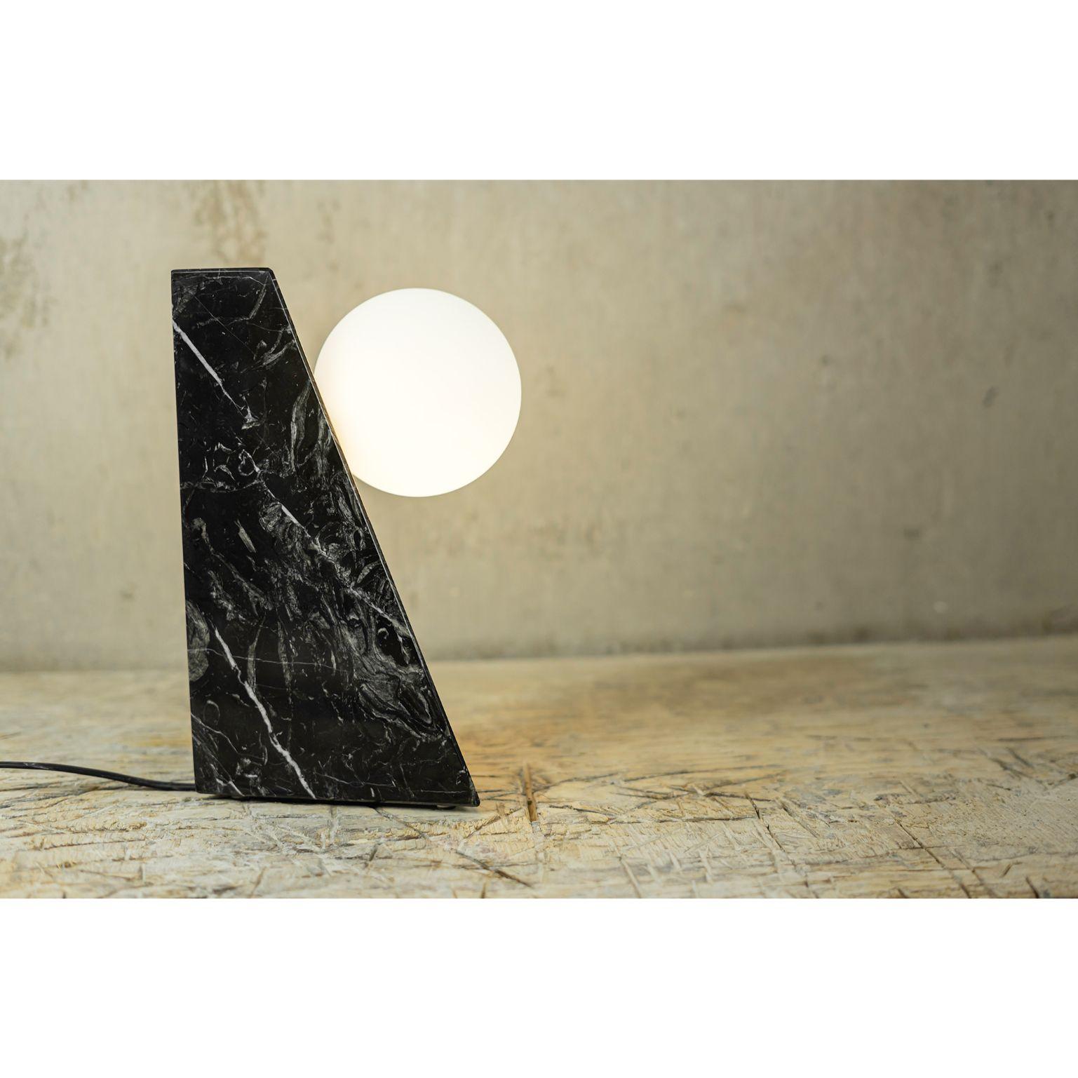 Modern Point of Contact Marble Lamp by Essenzia