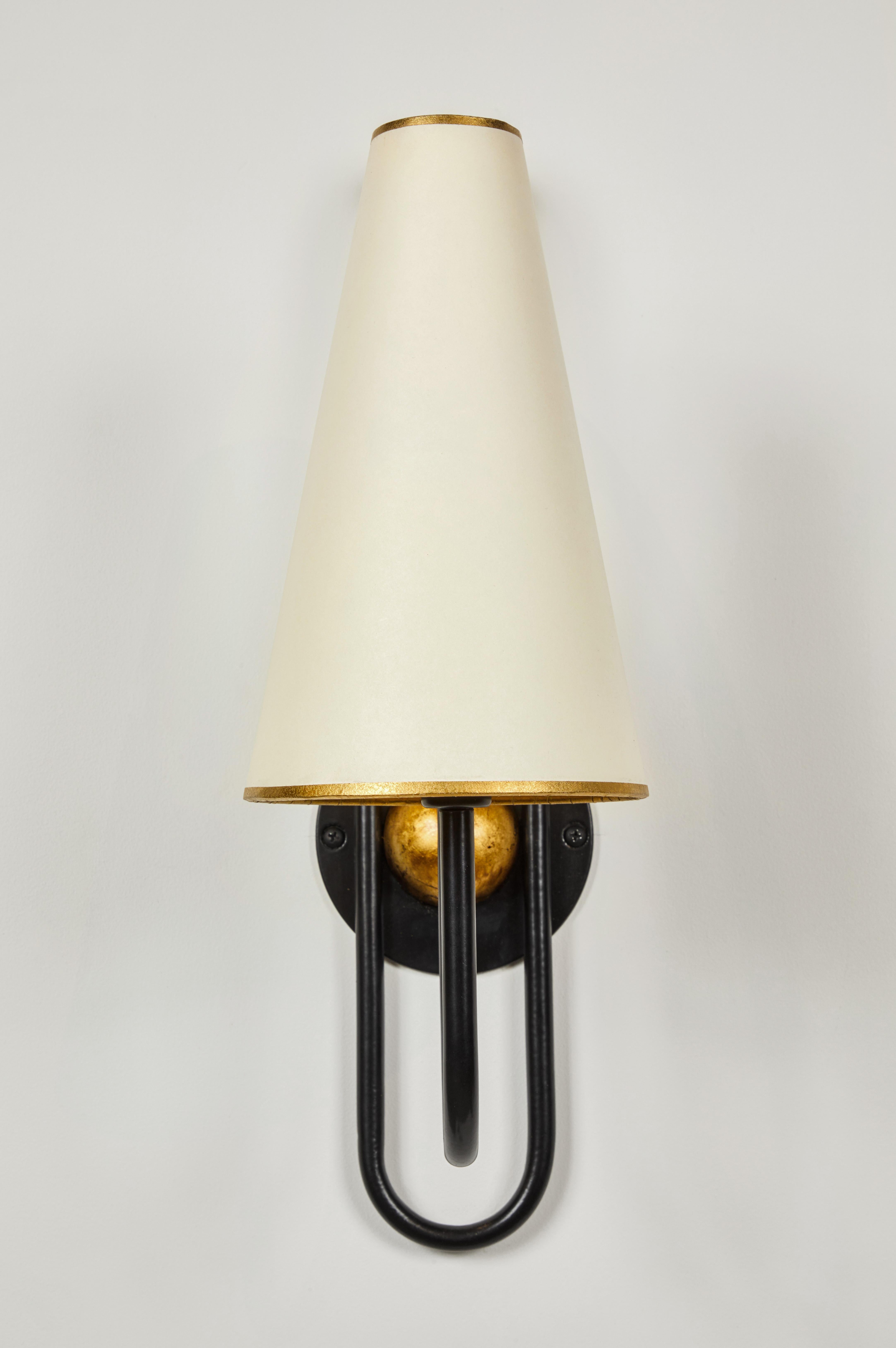 American 'Pointe Messery' Wall Lamp in the Style of Jean Royère