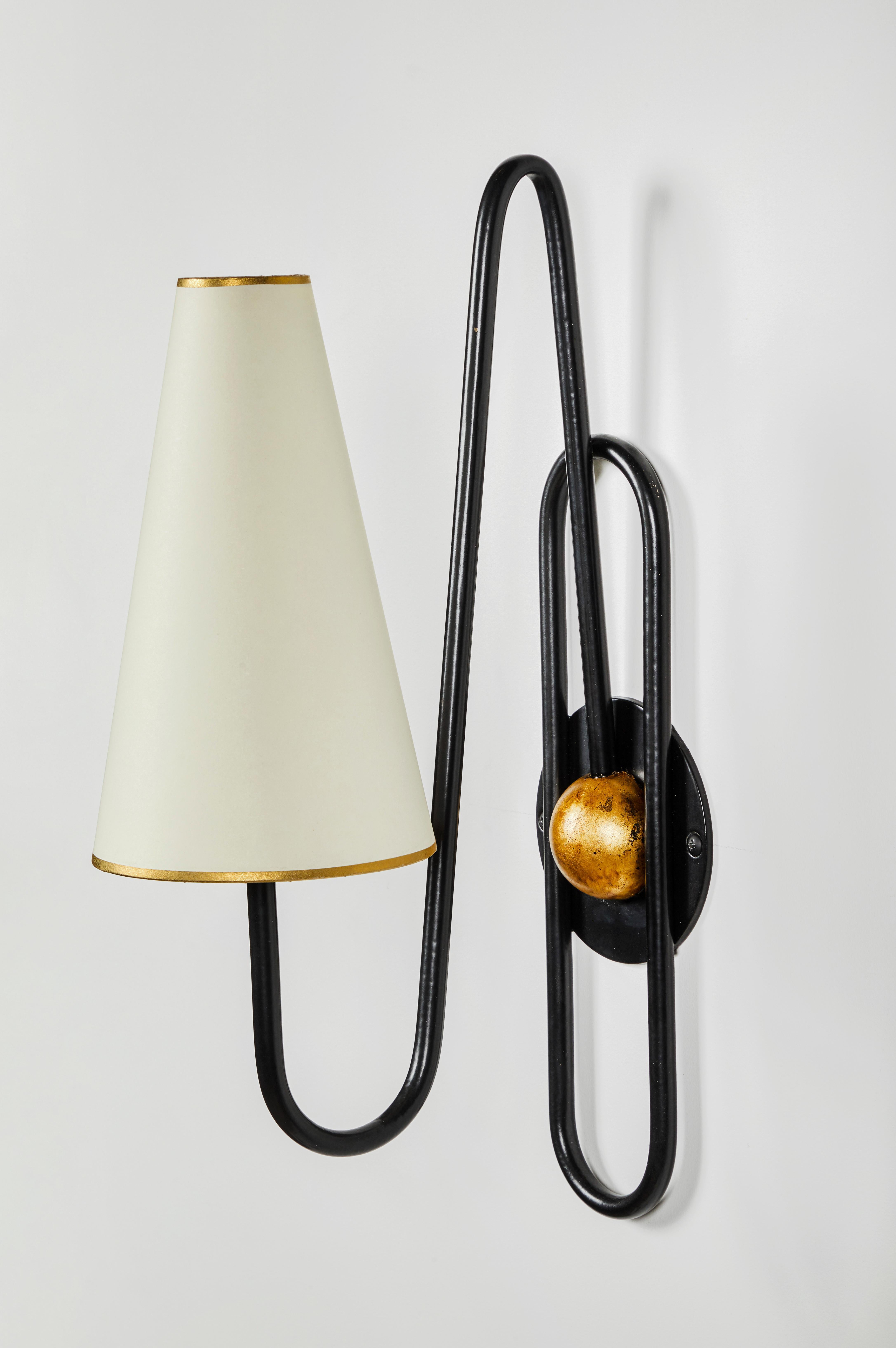 Contemporary 'Pointe Messery' Wall Lamp in the Style of Jean Royère
