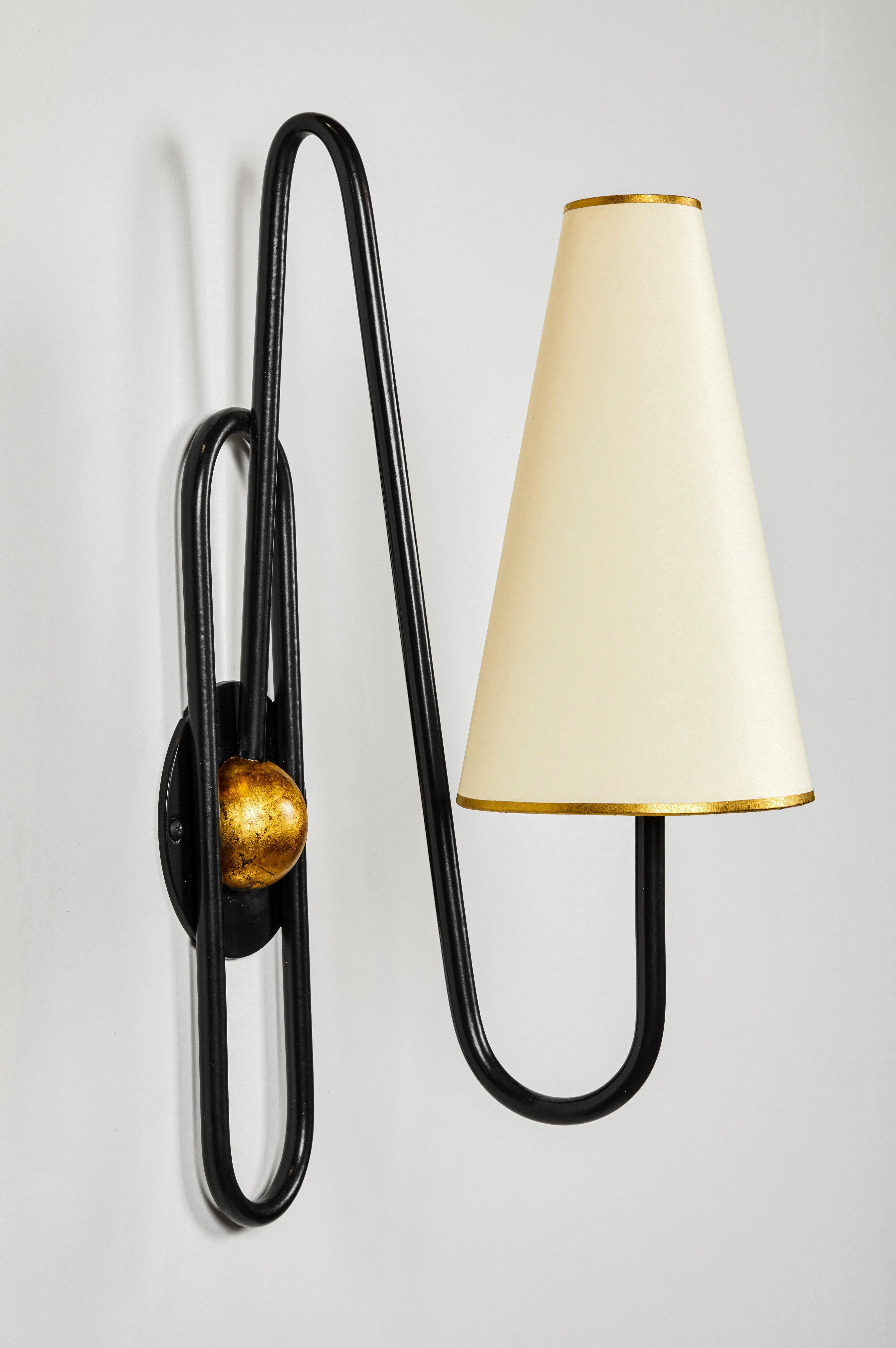 Mid-Century Modern 'Pointe Messery' Wall Lamp in the Style of Jean Royère