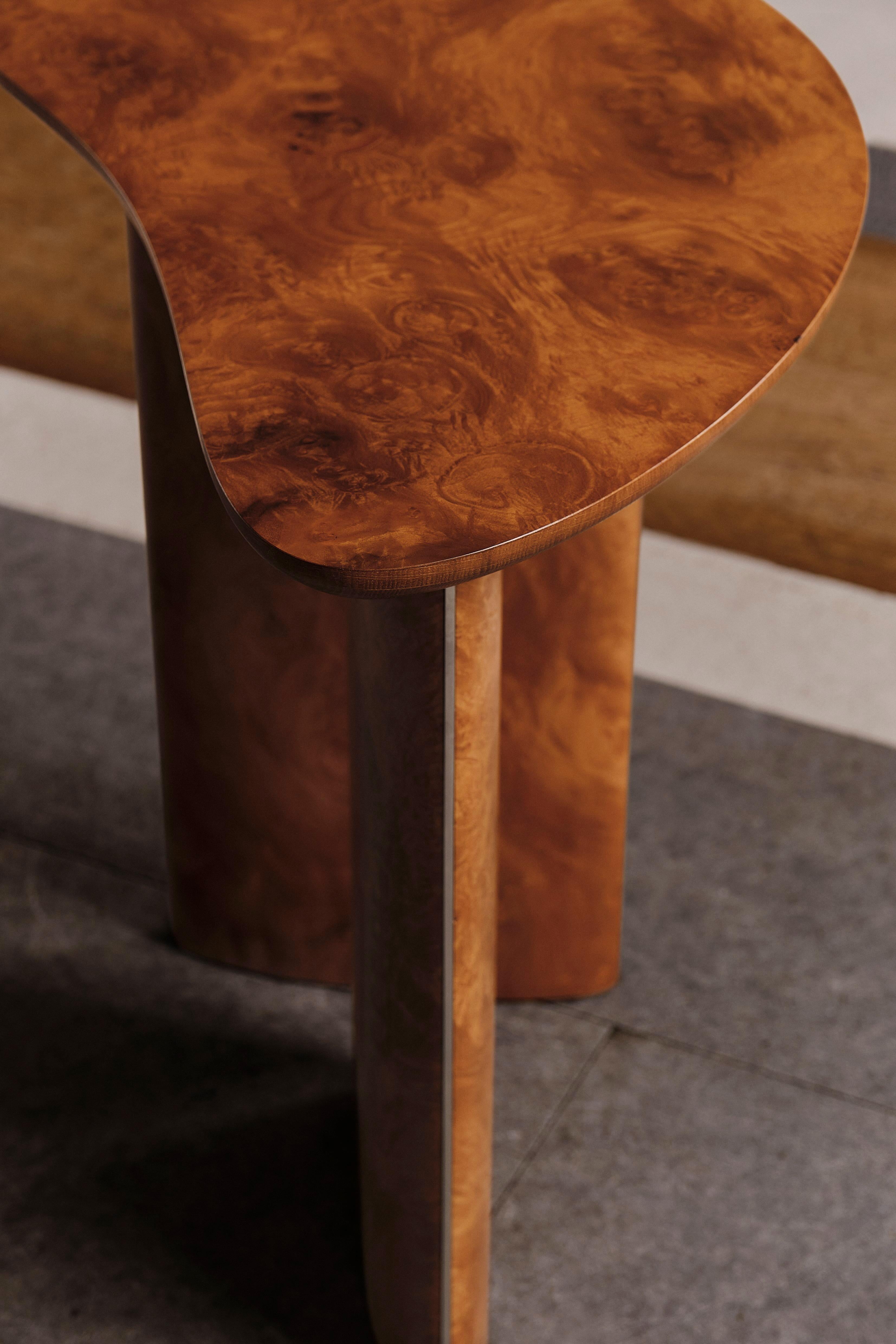 Hand-Crafted Pointe Side Table by Tatjana von Stein, France For Sale