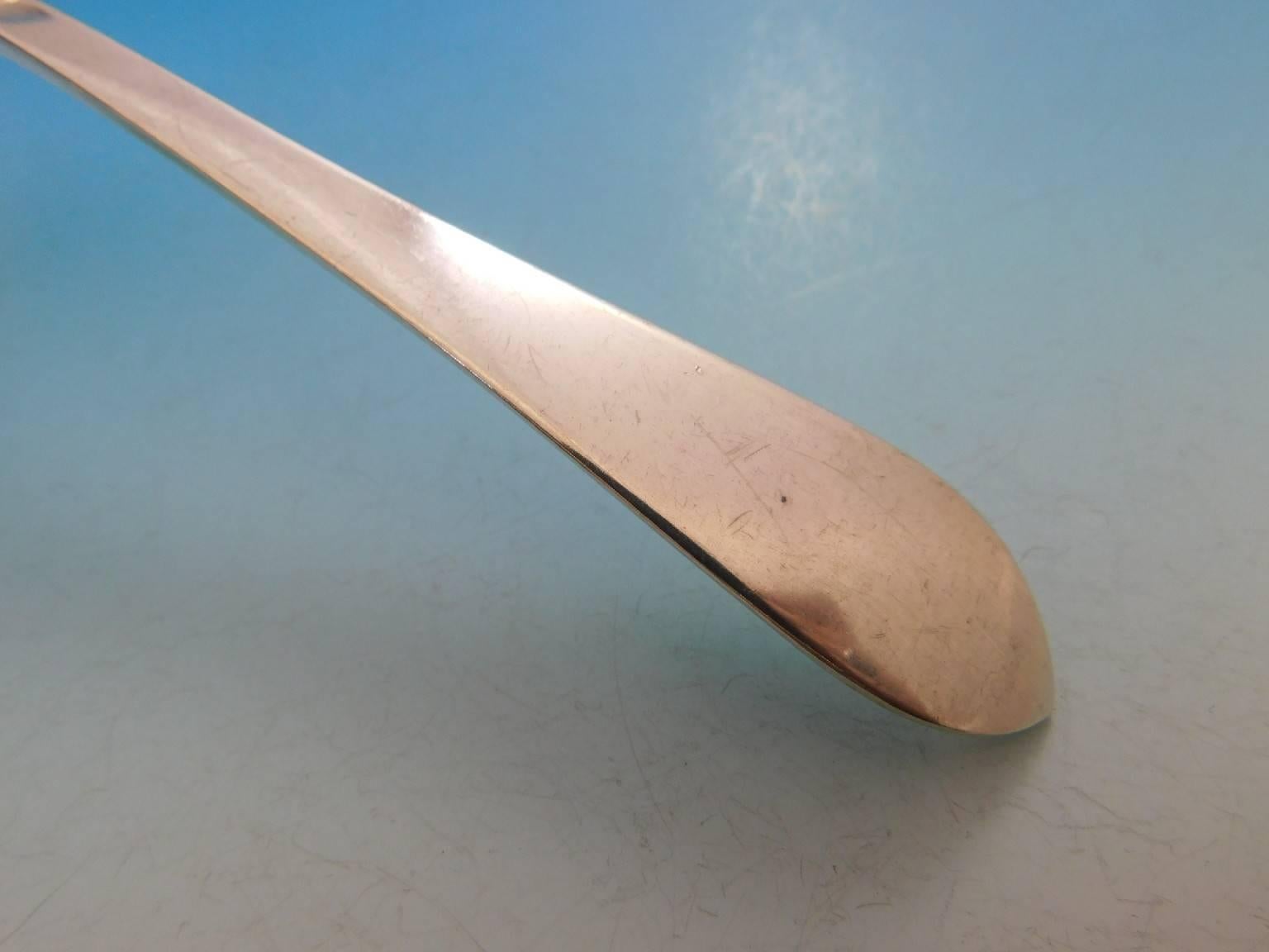 20th Century Pointed Antique by R&B D&H Sterling Silver Flatware Set 12 Service 90 Pcs Dinner