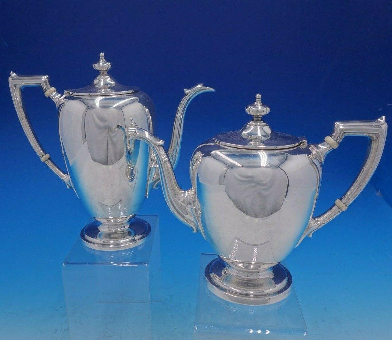 Pointed Antique by Reed & Barton Sterling Silver 7-Piece Tea Set '#4225' 2