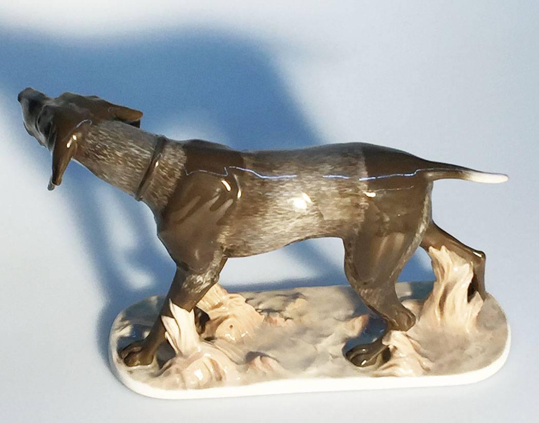 20ième siècle Figurine de chien en porcelaine de Rosenthal, porcelaine de F. Diller, 1913-1927 en vente