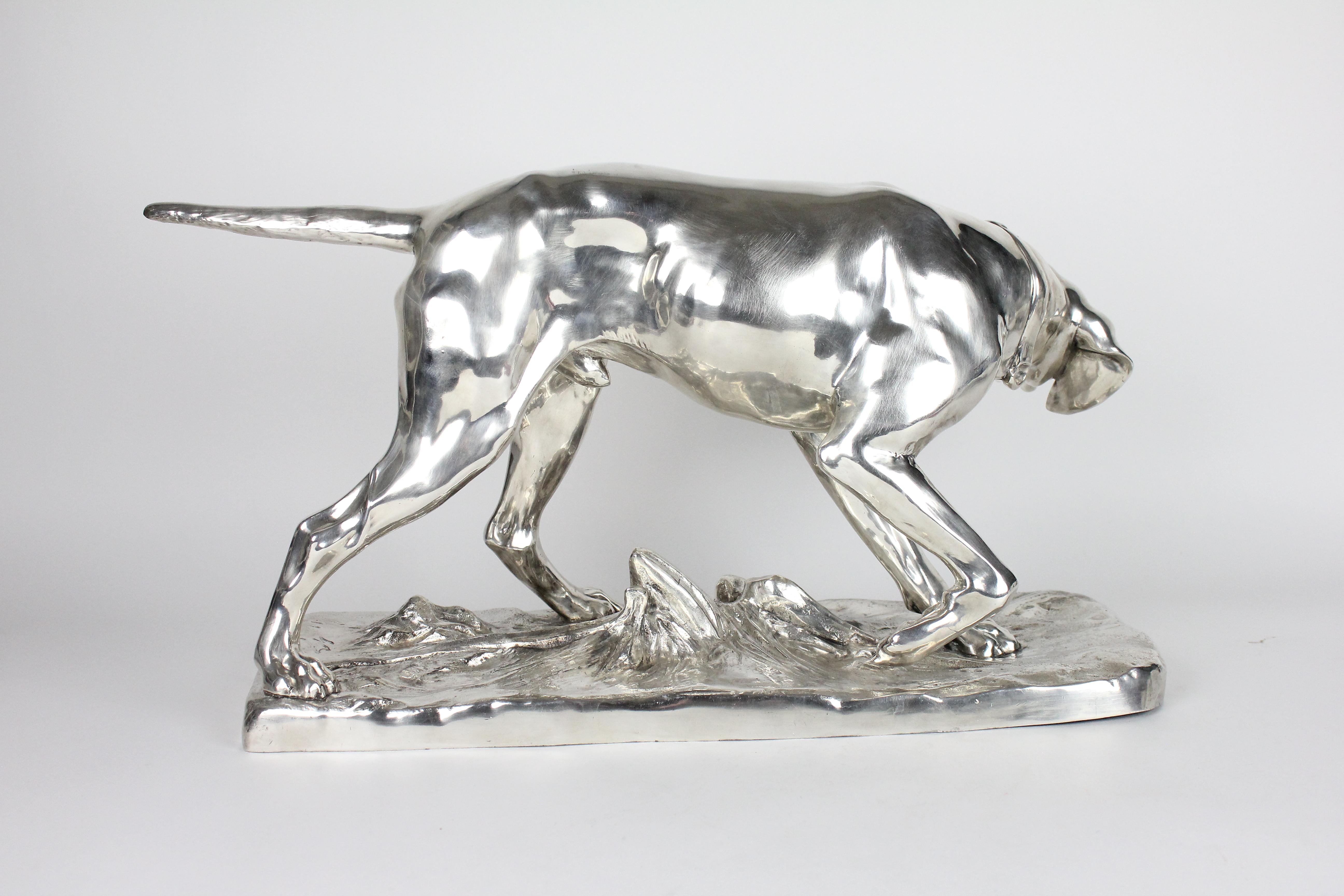 Perro de muestra, escultura de Wilhelm Zwick para Kayser, Alemania, años veinte. principios del siglo XX en venta