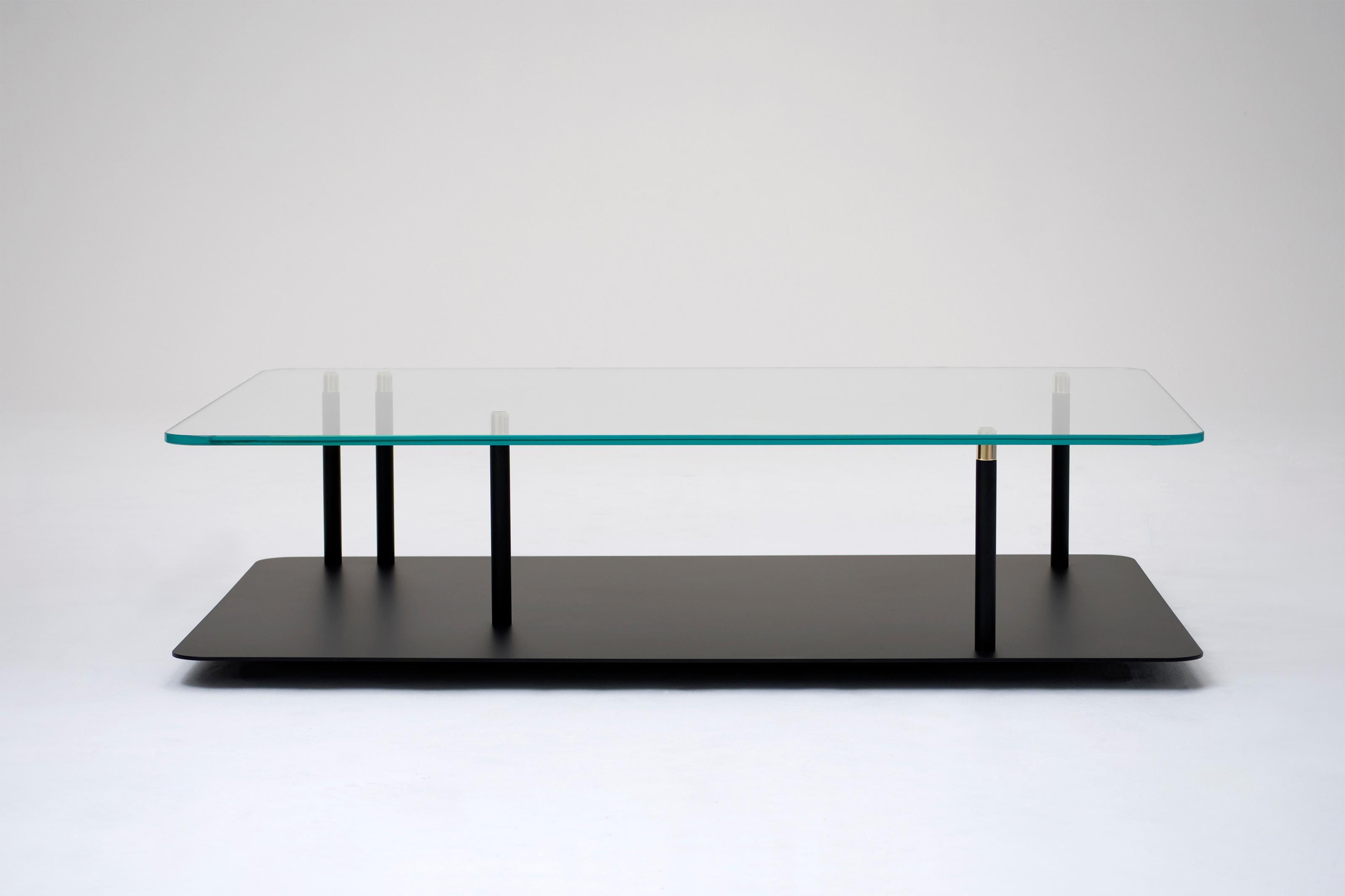 Modern Points of Interest Rectangular Coffee Table by Phase Design For Sale