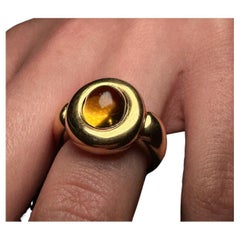 Poiray 18k Gold Citrine Ring