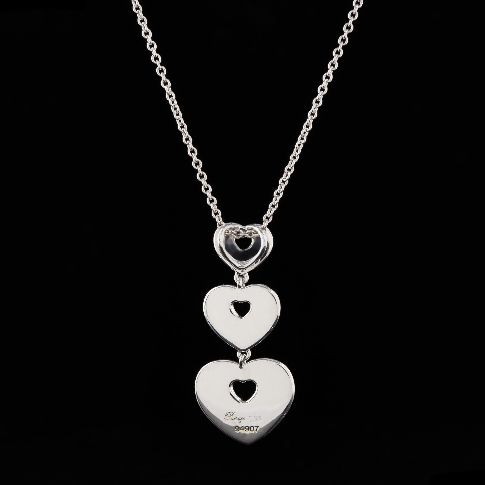 Poiray Diamond Heart Necklace In New Condition In San Francisco, CA