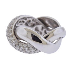 Poiray Gold Diamond Band Ring