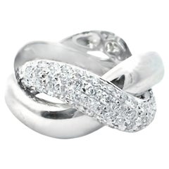 Poiray “Liaison” Diamond Knot Ring