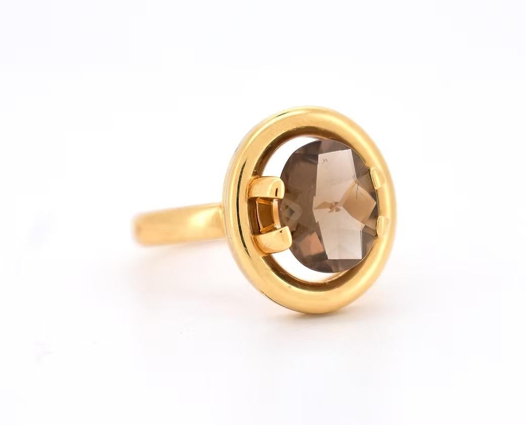 Oval Cut Poiray - My Preference - 18-Carat Gold Ring with 7 Interchangeable Stones For Sale