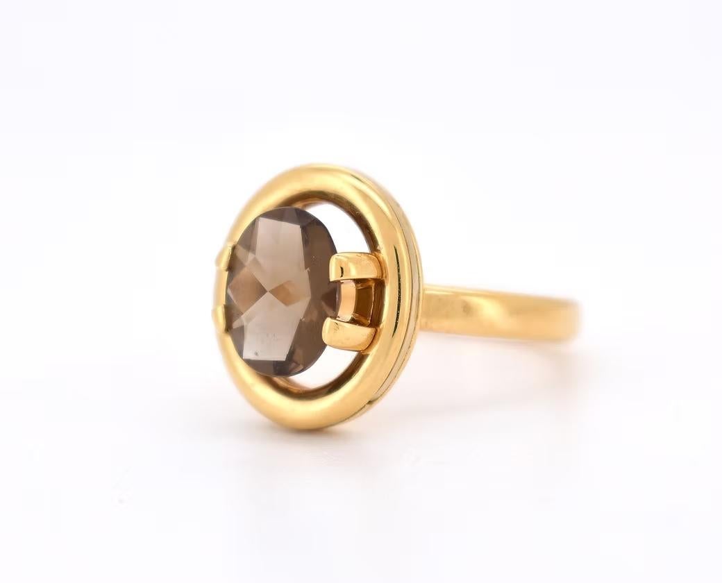 Poiray - My Preference - 18-Carat Gold Ring with 7 Interchangeable Stones In Good Condition For Sale In PARIS, FR