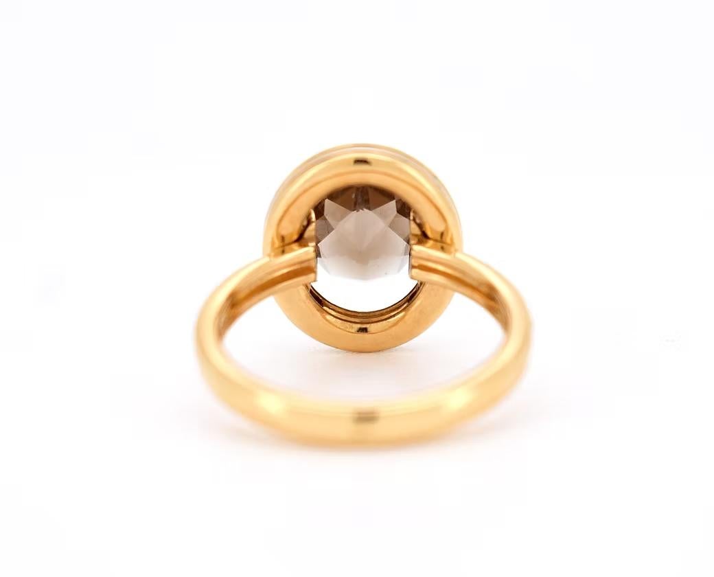 Poiray - My Preference - 18-Carat Gold Ring with 7 Interchangeable Stones For Sale 1