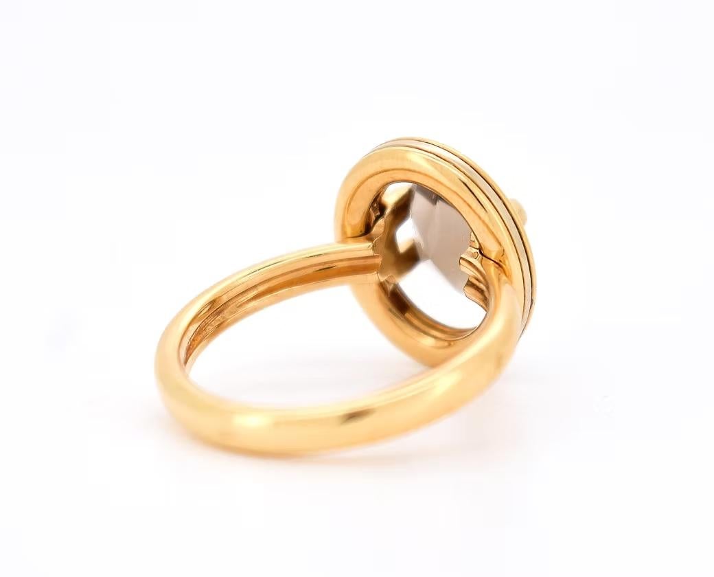Poiray - My Preference - 18-Carat Gold Ring with 7 Interchangeable Stones For Sale 3