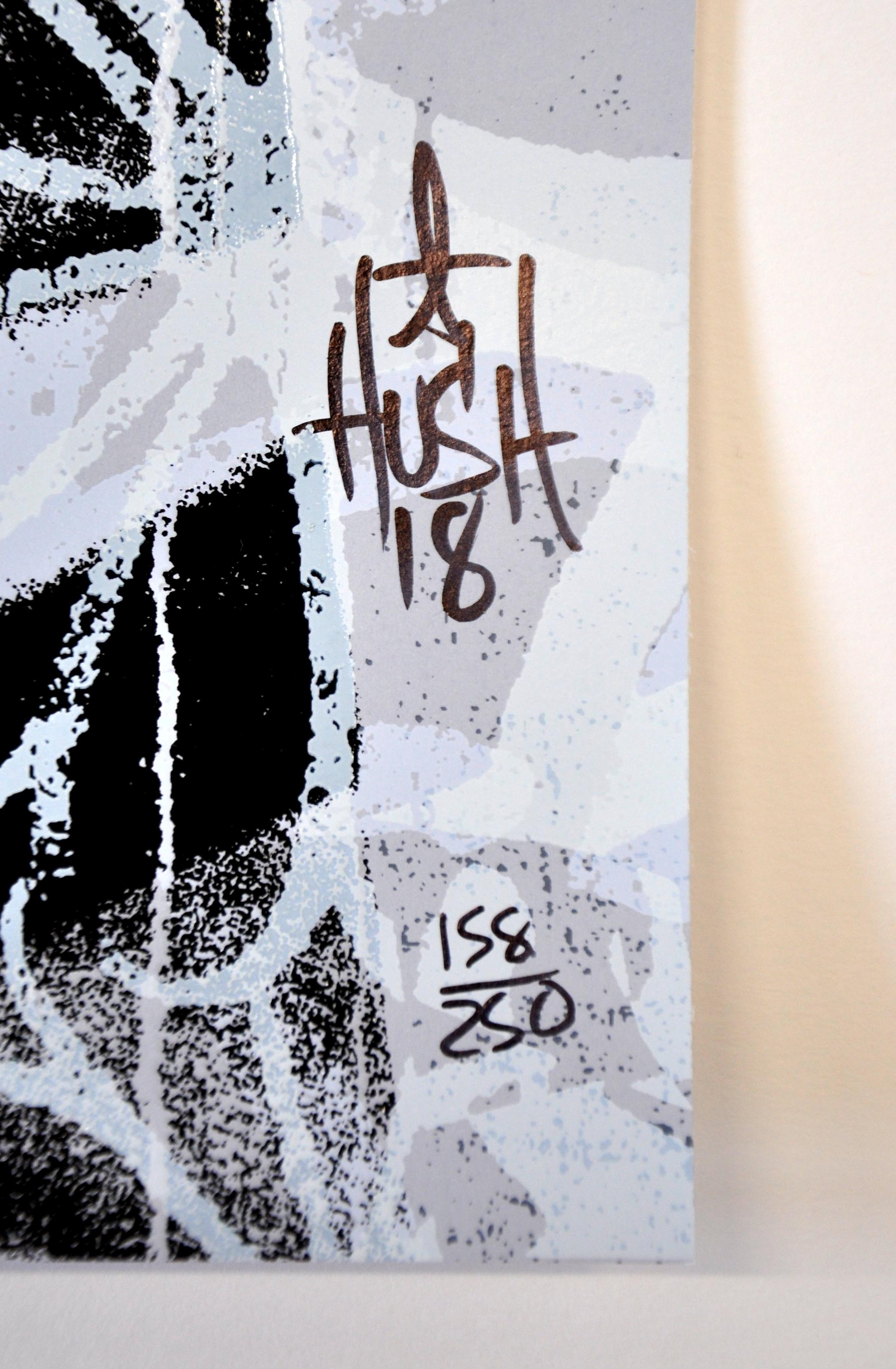 Hush, Poise, sérigraphie en édition limitée en vente 4