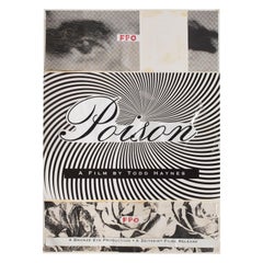 Vintage Poison 1991 One Sheet and Original Artwork by Todd Haynes