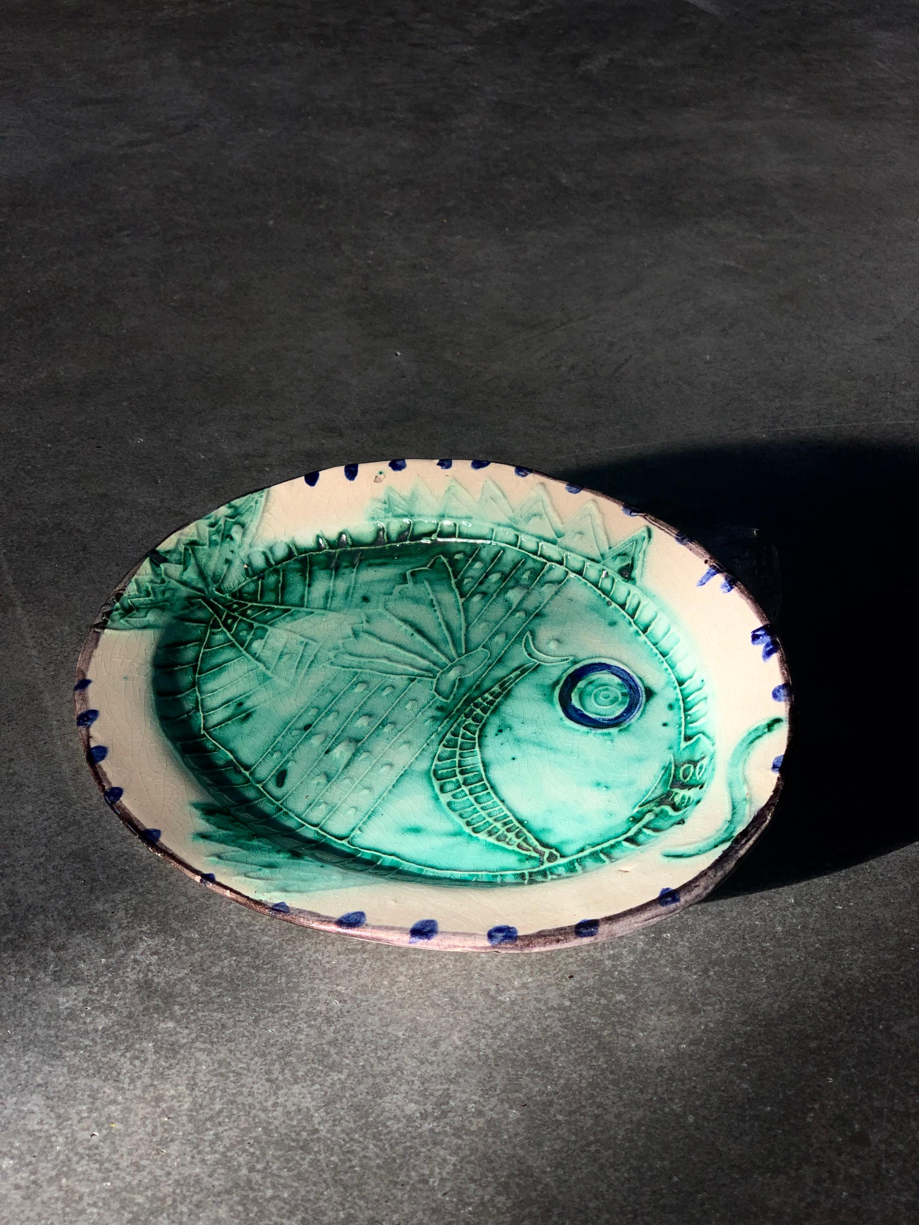 Picasso/Madoura - Poisson de profil For Sale 8