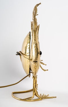 Poisson lamp by Jacques Duval '1934 - 2021'