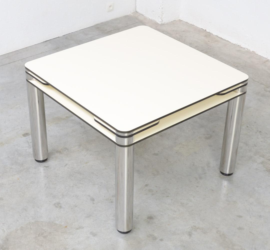 Poker, Card Table by Joe Colombo for Zanotta, 1968 In Good Condition In Vlimmeren, BE