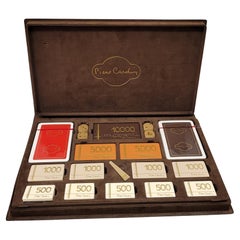 Vintage Poker game or set, signed by Pierre Cardin, 60's - 70's, France