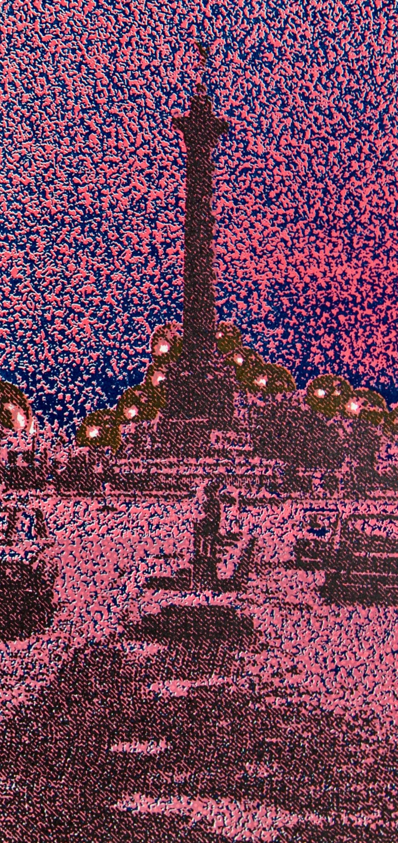 Bury, Cinétisation, Derrière le miroir (después) - Landscape Print Gris de Pol Bury