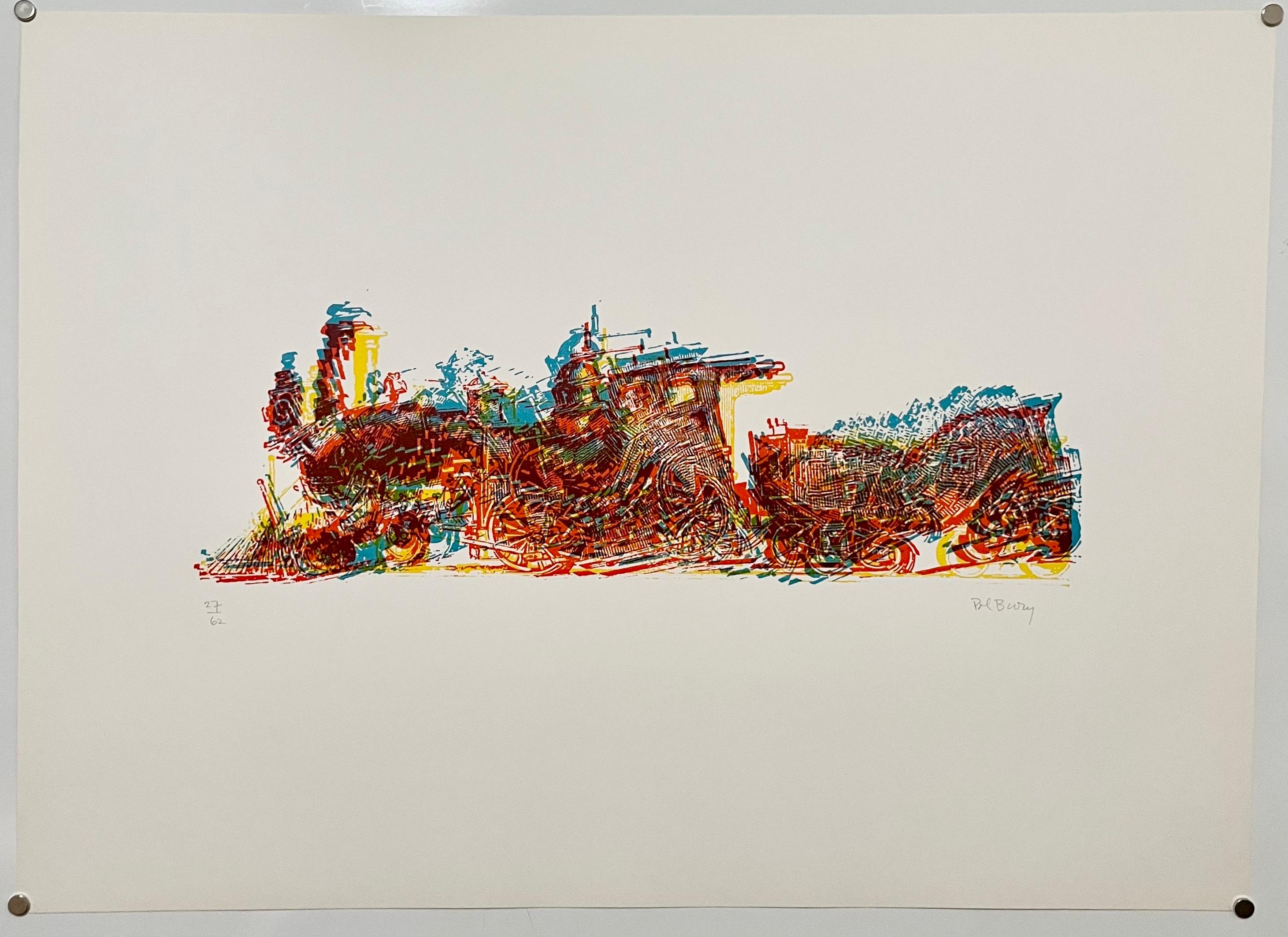 Edición Limitada Arquitectura Arte Cinético Op Art Serigrafía Litografía Pol Bury en venta 1