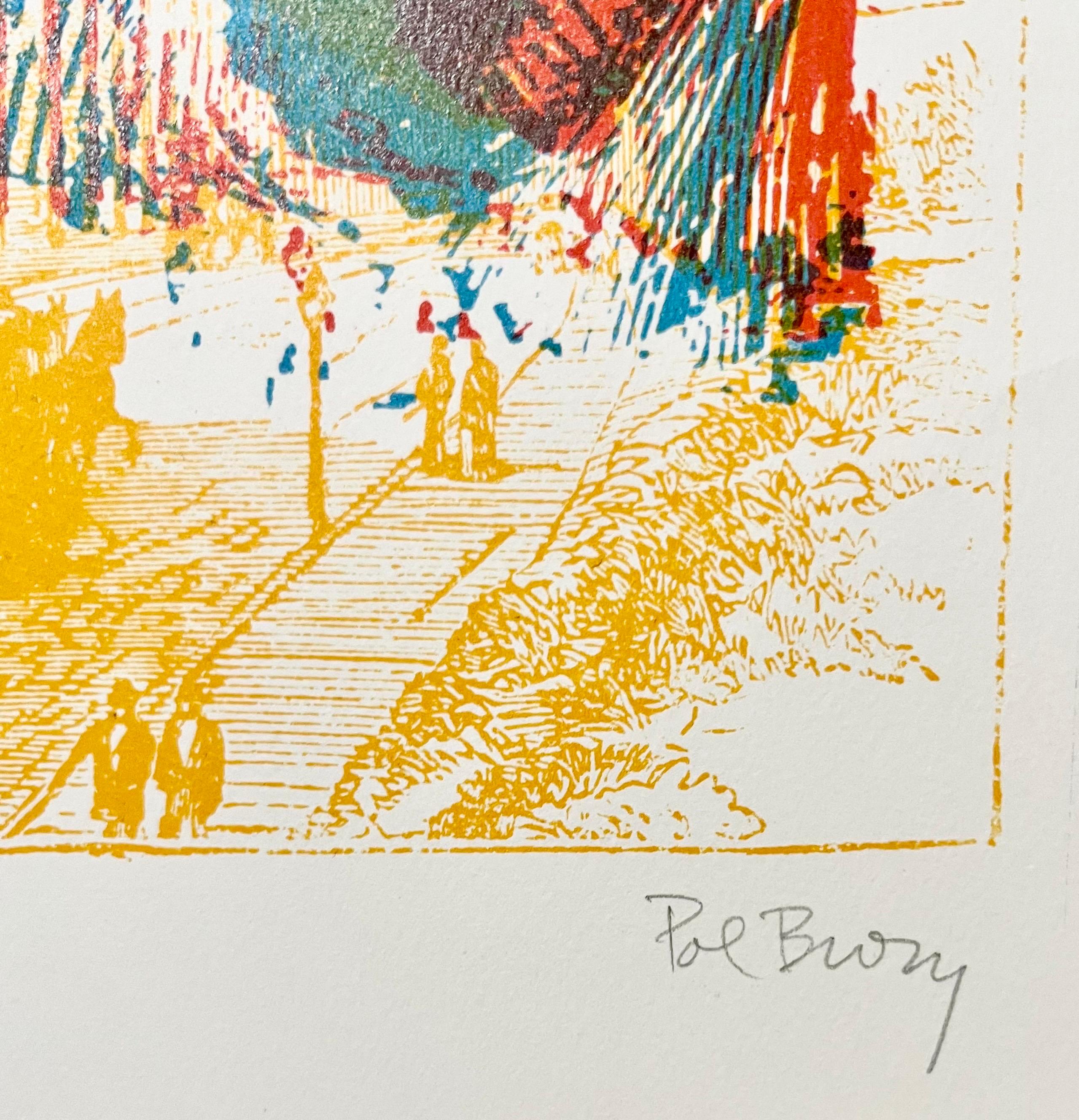 Edición Limitada Arquitectura Arte Cinético Op Art Serigrafía Litografía Pol Bury en venta 3