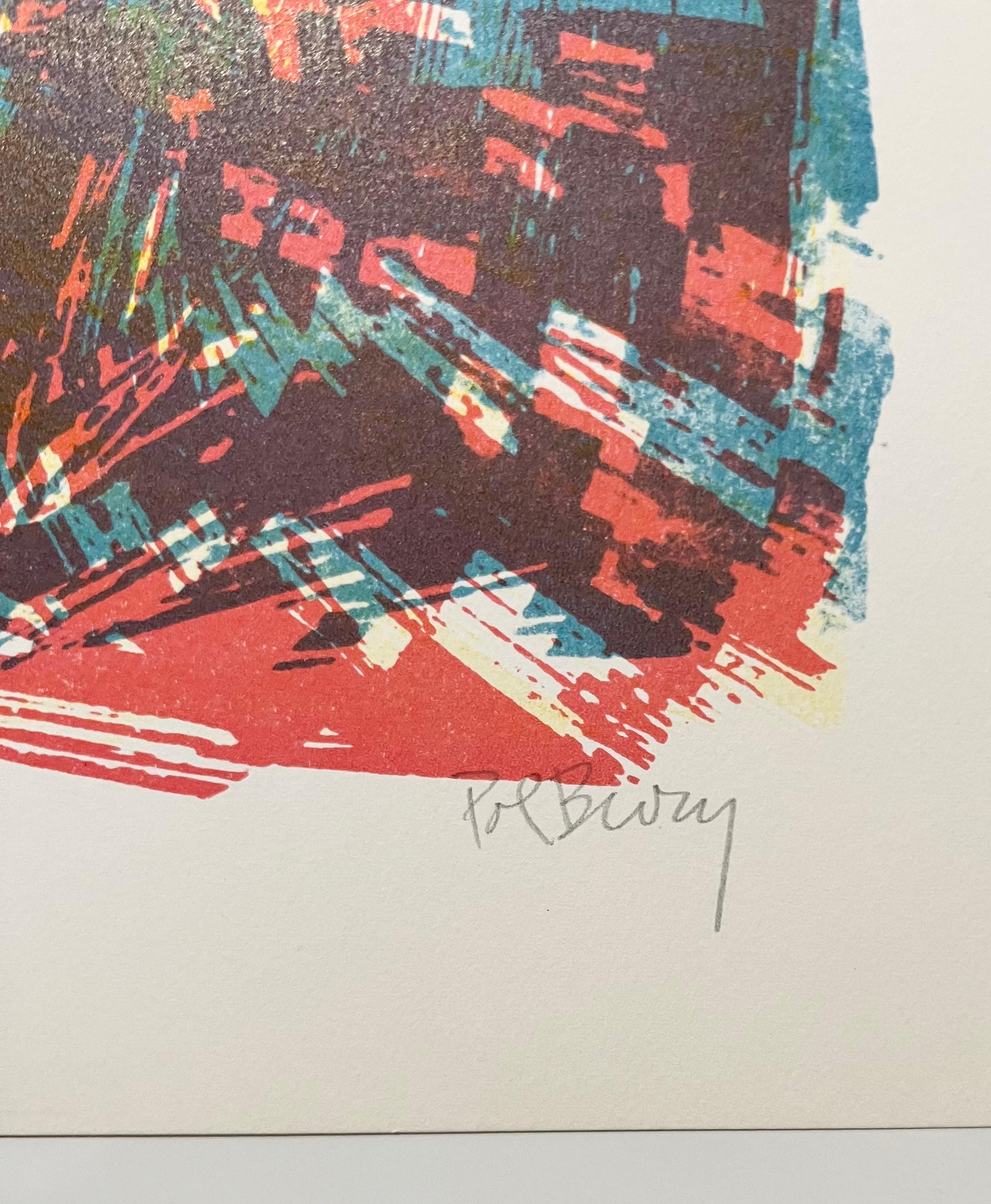 Edición Limitada Arquitectura Cinética Op Art Serigrafía Litografía Pol Bury en venta 3