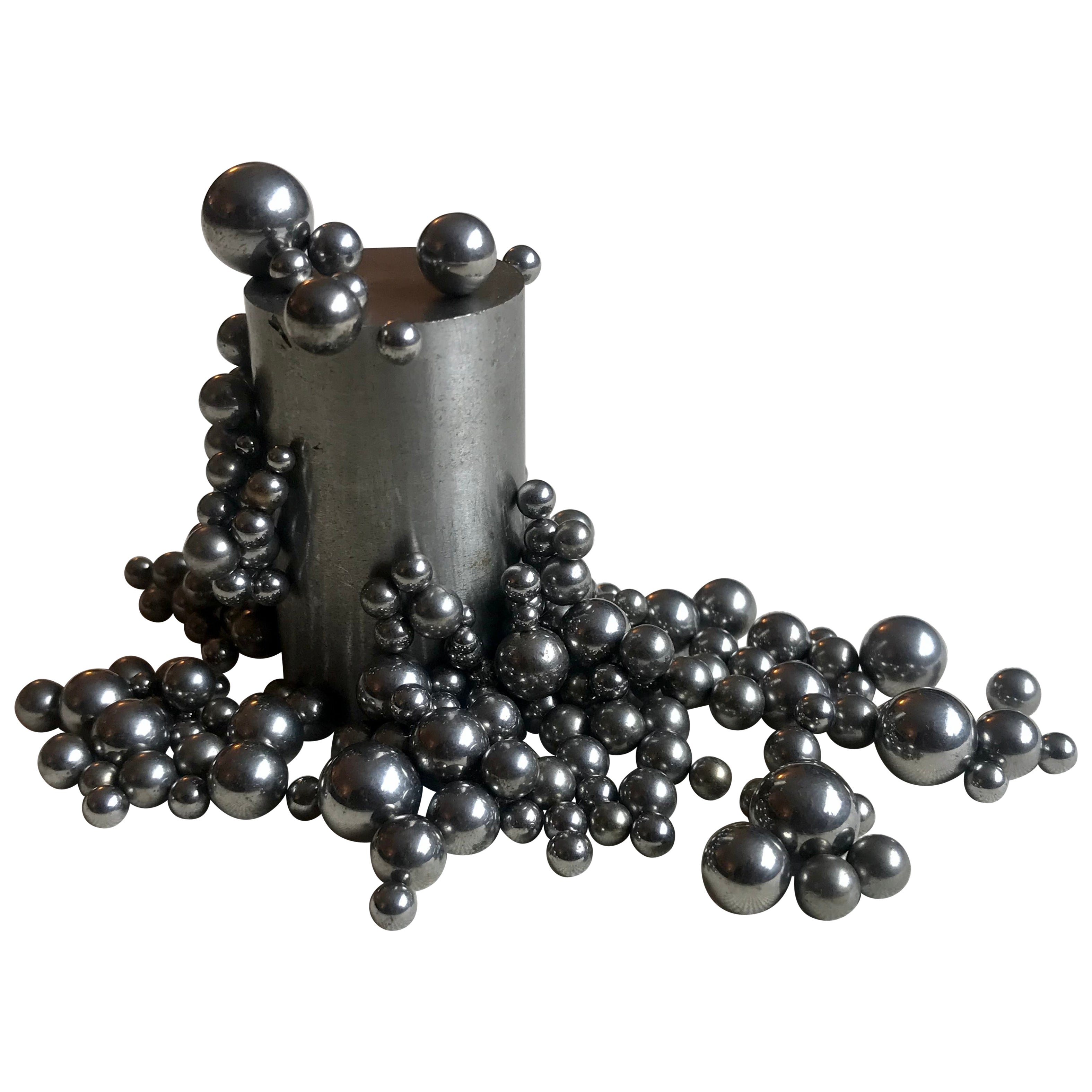 Pol Bury Small Modern Art Kinetic Sculpture, 1970s