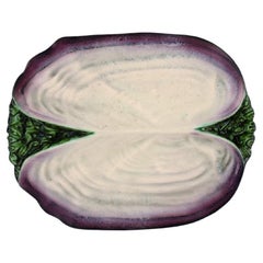 Pol Chambost, France, Huge Organically Shaped Dish in Stoneware
