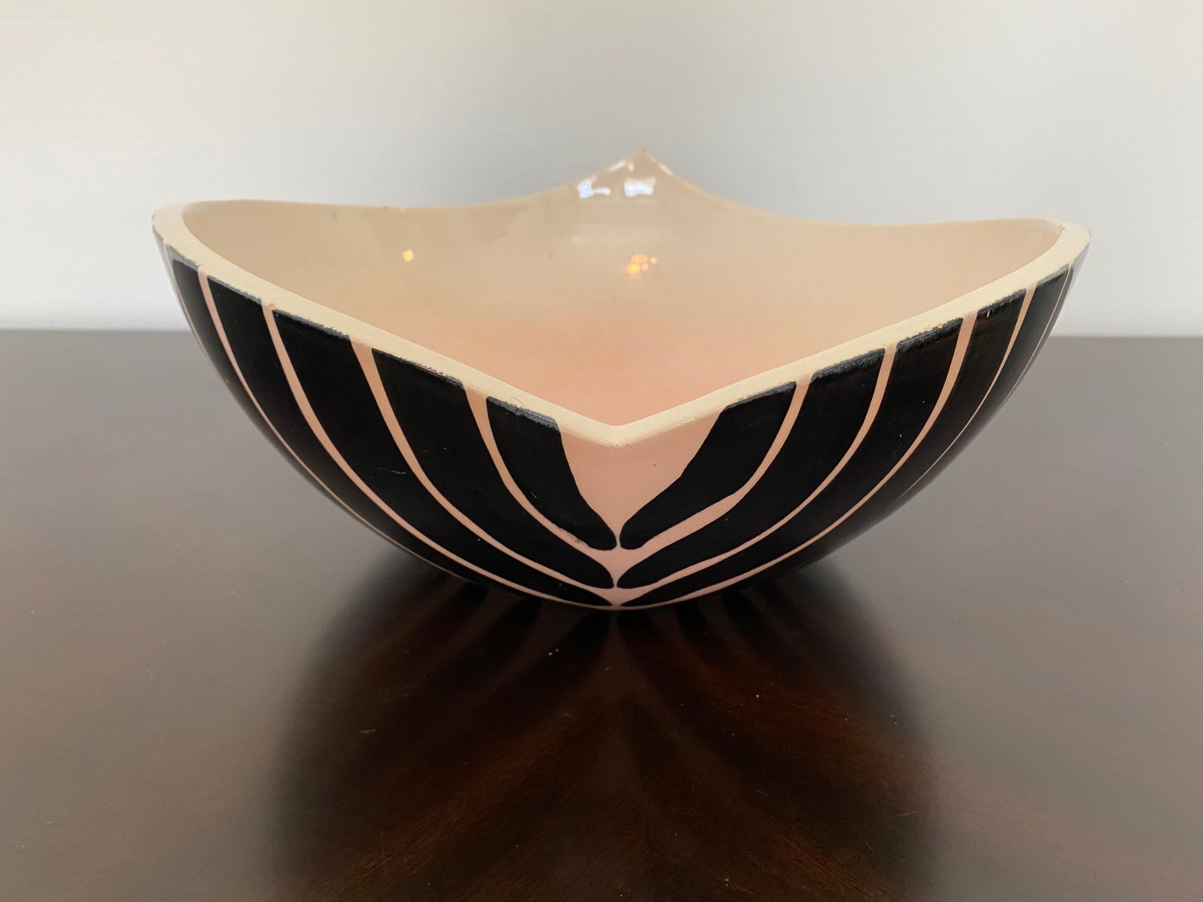 Pol Chambost 1950s French Pottery Bowl For Sale 4