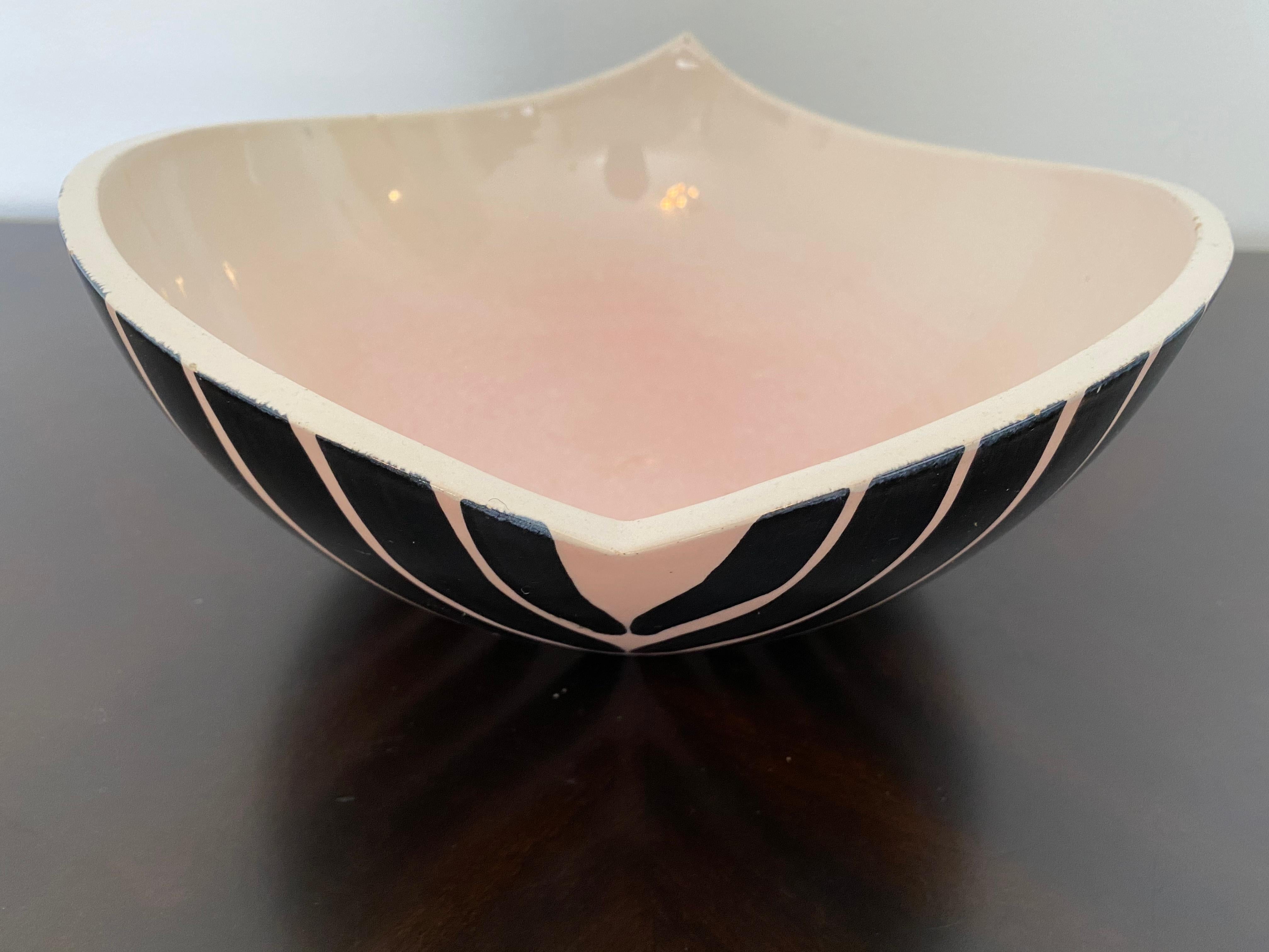 Pol Chambost 1950s French Pottery Bowl For Sale 14