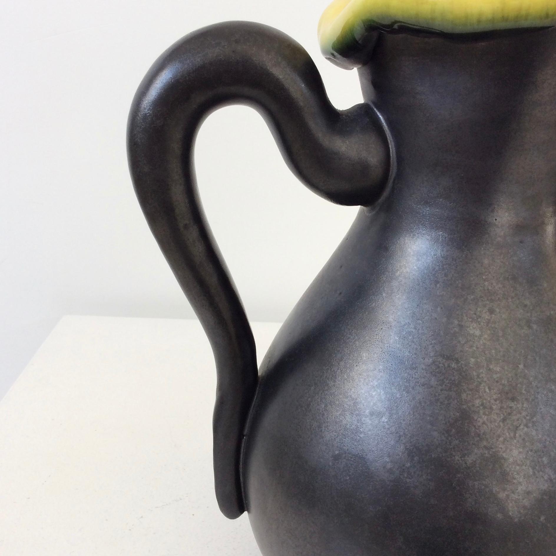 Pol Chambost Ceramic Jug, Model 837, circa 1953, France For Sale 9